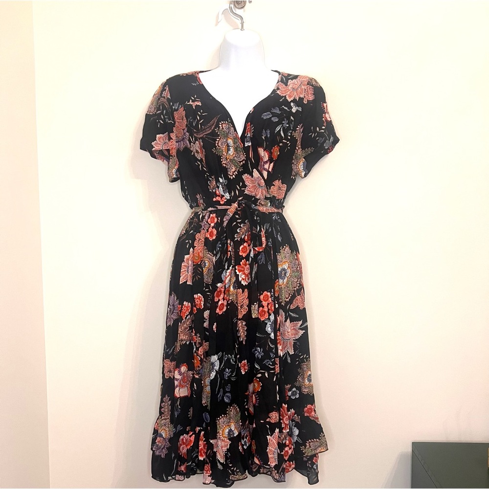 Floral Wrap Dress
